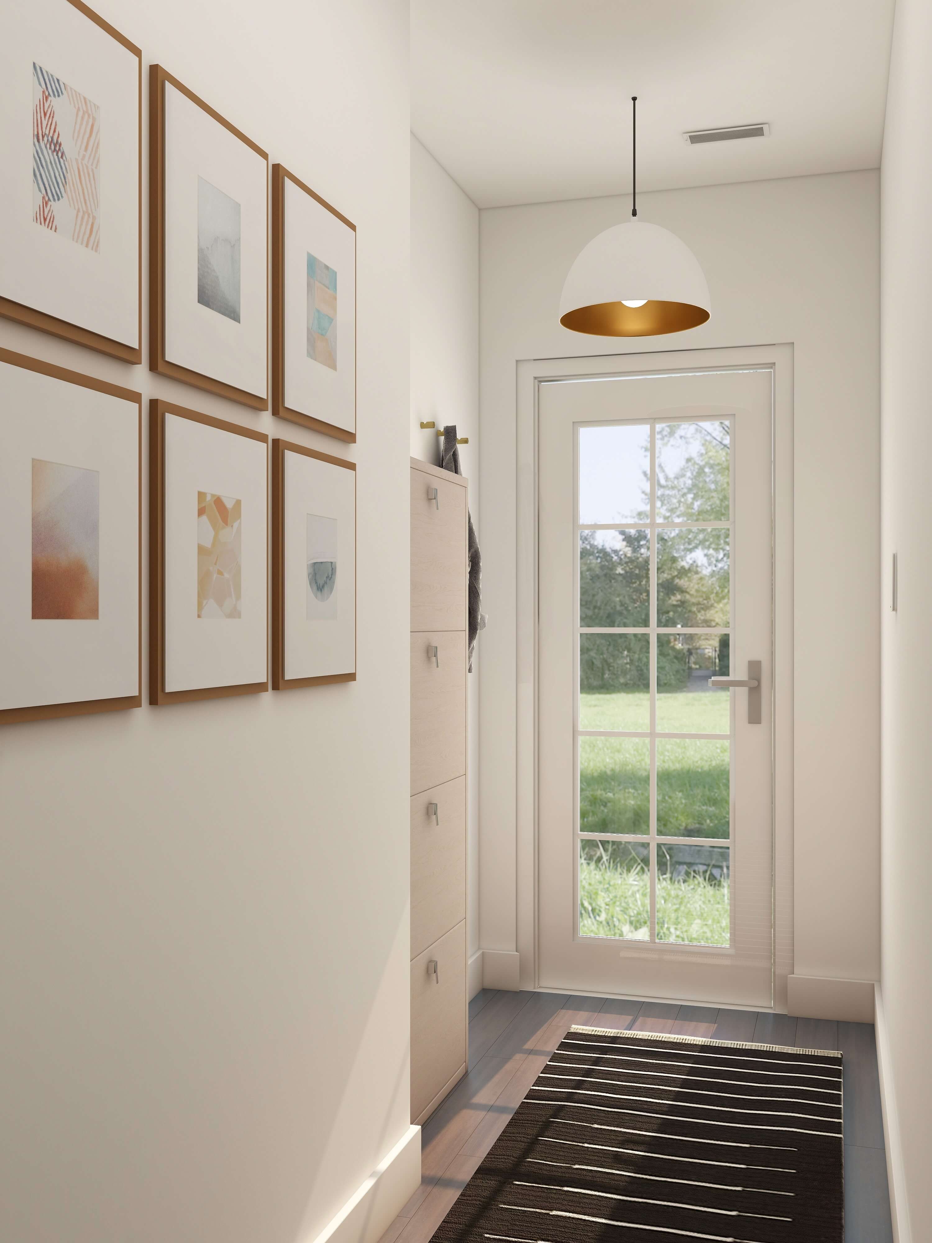 Przedpokój w stylu loft